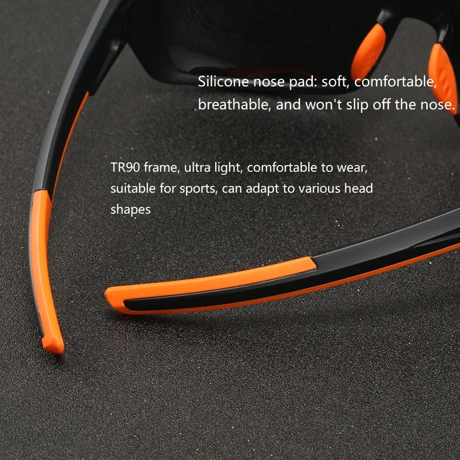 Gafas de sol deportivas para hombres y mujeres UV400 polarizadas para ciclismo, pesca y running