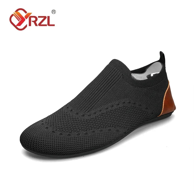 Mocasines para Hombre Suaves de Conducción, Transpirables de Malla, Zapatos Casual Slip-On