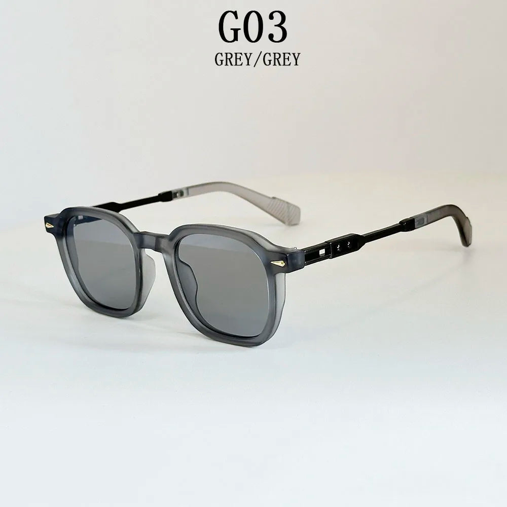 Gafas de sol cuadradas vintage unisex de moda para vacaciones