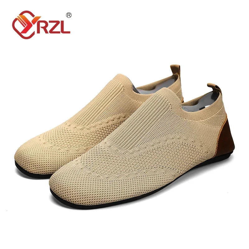 Mocasines para Hombre Suaves de Conducción, Transpirables de Malla, Zapatos Casual Slip-On