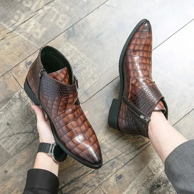 Zapatillas Deportivas para Hombre Talla Grande Rojas Casual