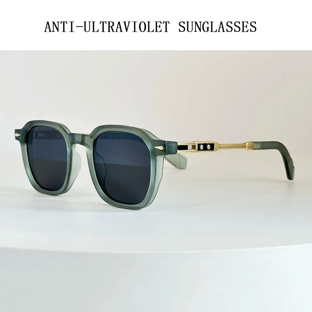 Gafas de sol cuadradas vintage unisex de moda para vacaciones