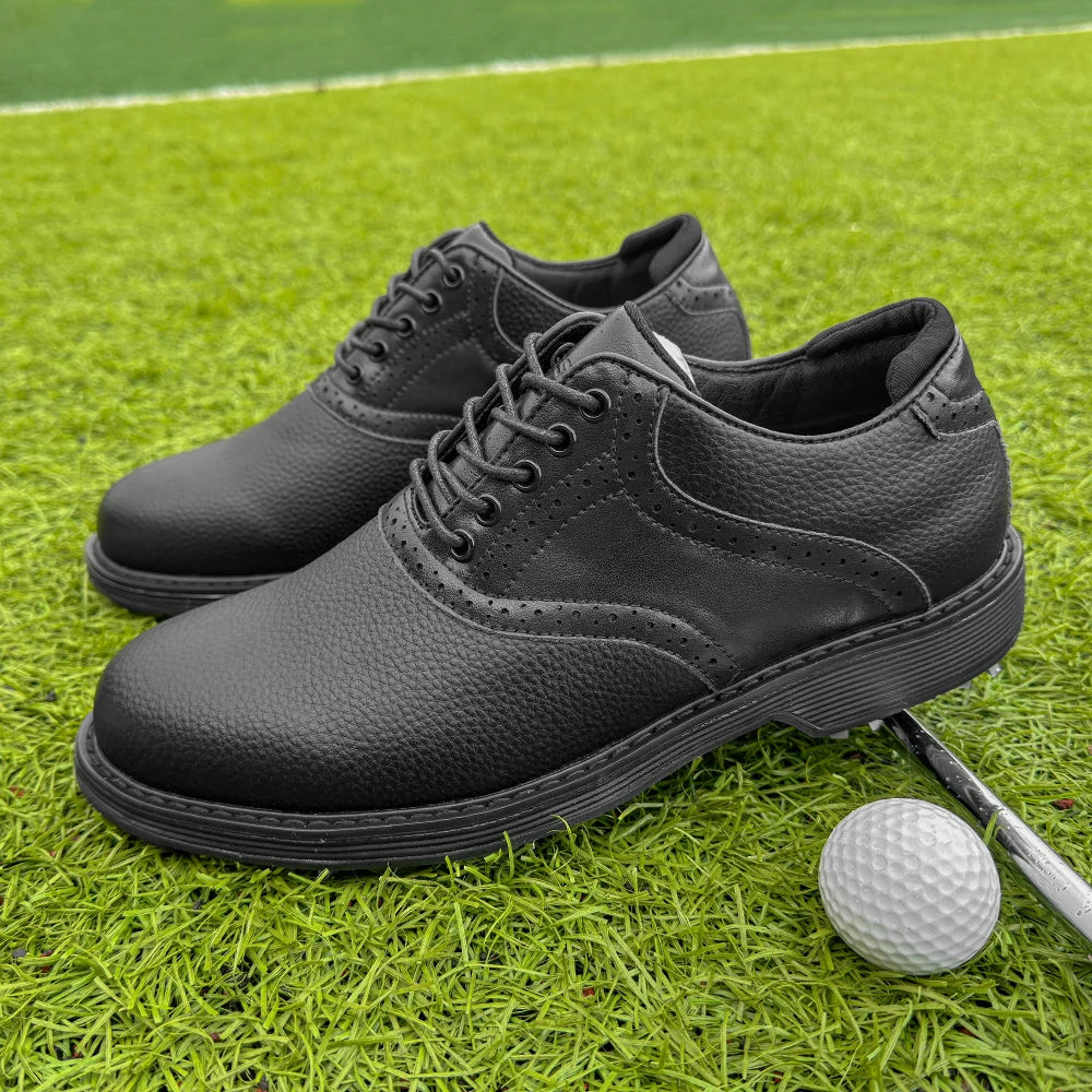 Zapatos de Golf para Hombre Zapatillas Ligeras Antideslizantes Calzado de Entrenamiento de Lujo