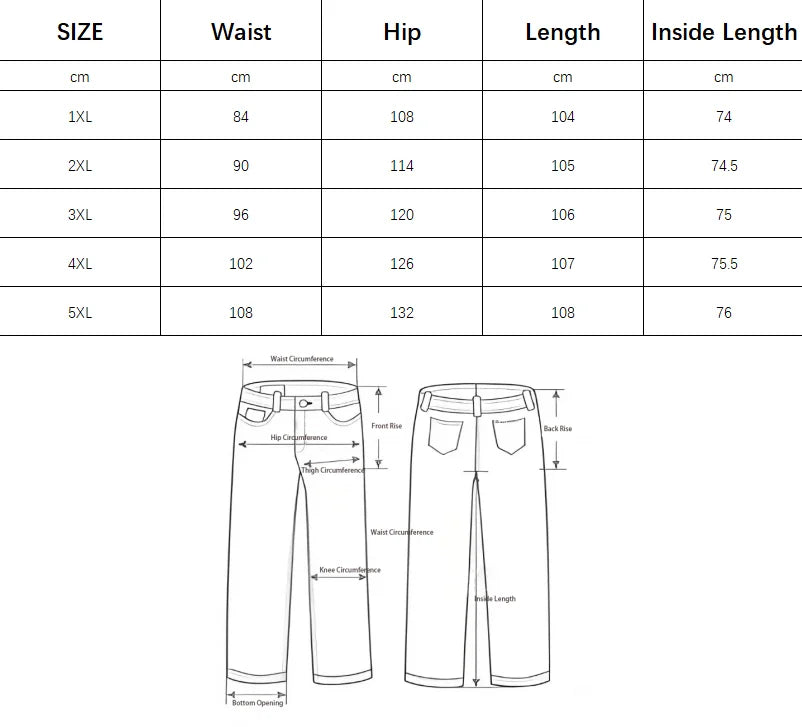 Jeans de mezclilla elásticos bordados de talla grande para mujer, pierna recta